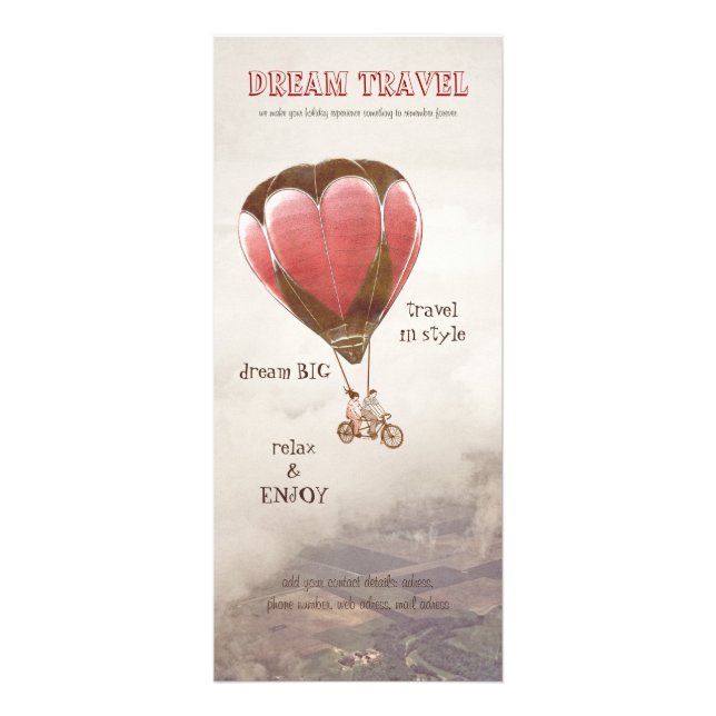 Carte de rack Dream Travel (Devant)