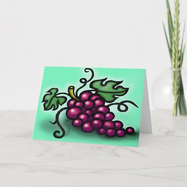 Carte de raisins (Devant)