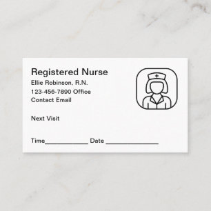 Carte de rappel de rendez-vous médical pour infirm