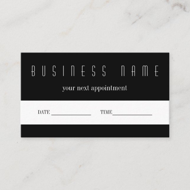 Carte de rappel de rendez-vous Votre prochaine vis (Devant)