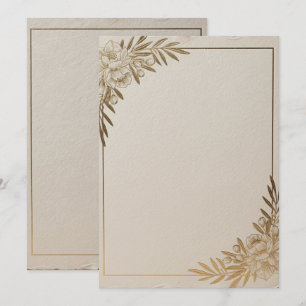 Carte de rappel minimaliste   Élégante Botanique 
