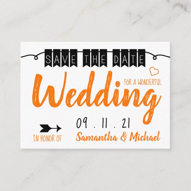 Carte de rappel vintage à suspendre (Devant)