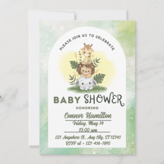 carte de rassemblement pour baby shower