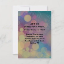 Carte de réception Bat mitzvah du lecteur Flûte