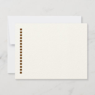 Carte de réception Mark David Bar Mitzvah Crème Br