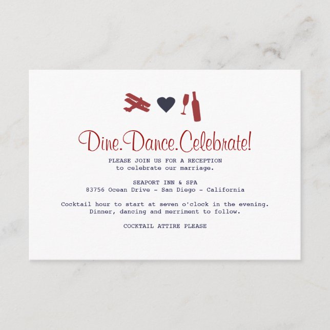 Carte de Réception par Avion (Devant)