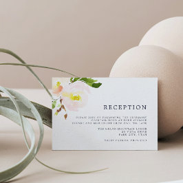 Carte de réception Spring Blush