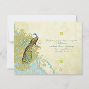 Carte de réception vintage Birds Lagoon Endive Dam