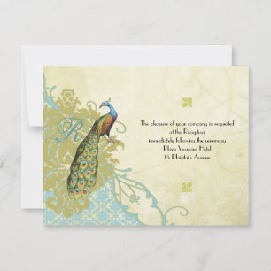 Carte de réception vintage Birds Lagoon Endive Dam