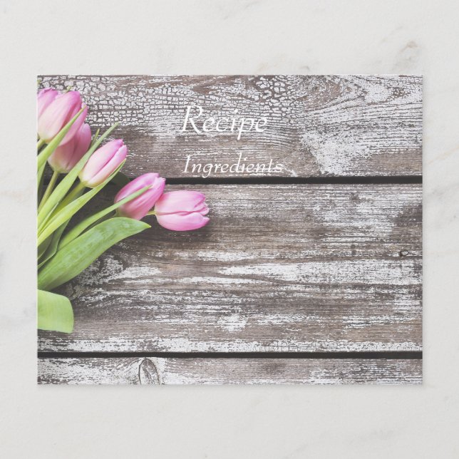 Carte de recette (Devant)