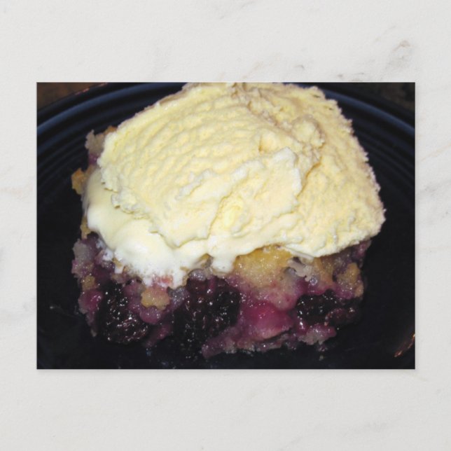 Carte de recette Blackberry Cobbler (Devant)