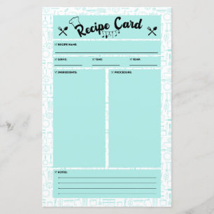 Carte de recette conviviale PCOS
