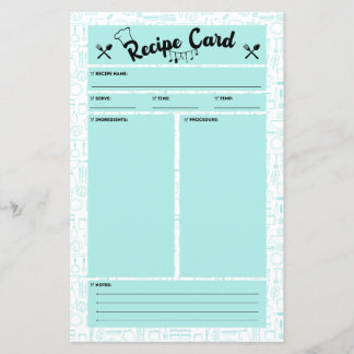 Carte de recette conviviale PCOS