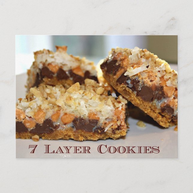 Carte de recette Cookies 7 couches (Devant)