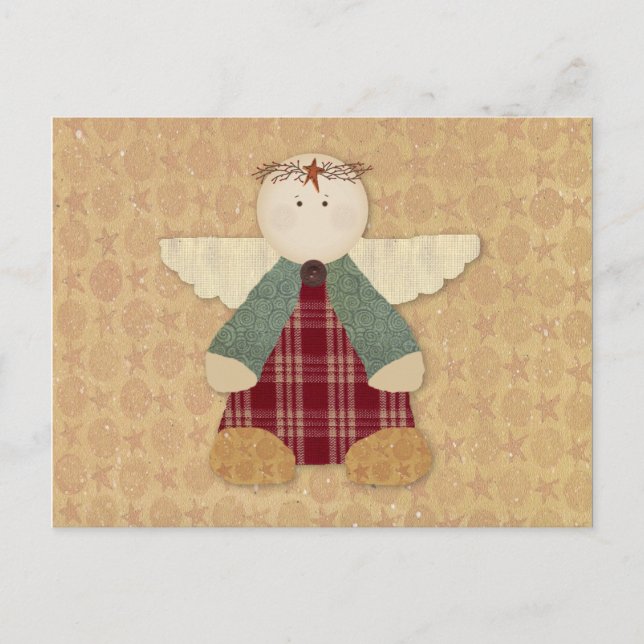 Carte de recette d'ange primitive (Devant)