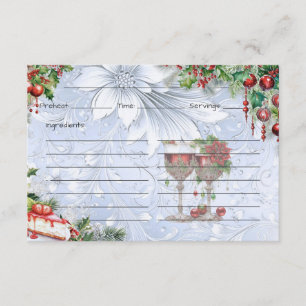 Carte de recette de bouchée de givre