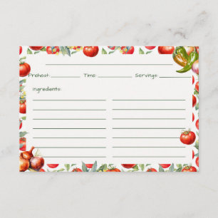 Carte de recette de Chips 'N Salsa