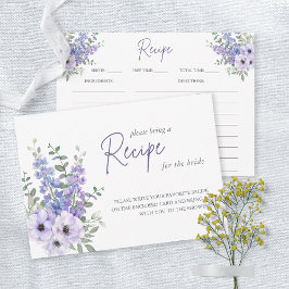 Carte de recette de Fête des mariées de fleurs pou