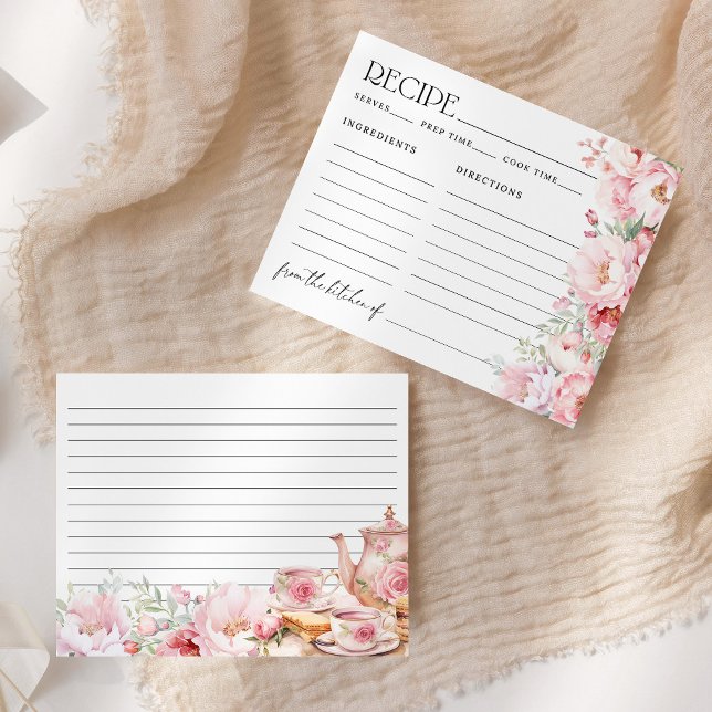 Carte de recette de Fête des mariées rose pâle au  (Créateur téléchargé)