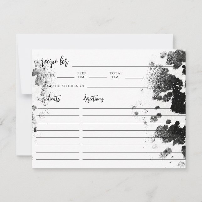 Carte de recette de la Fête des mariées occidental (Devant)