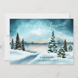 Carte de recette de la photo Winter Wonderland