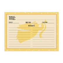 Carte de recette de l'ange de Noël