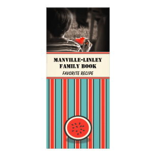 Carte de recette de pastèque personnalisée (modèle