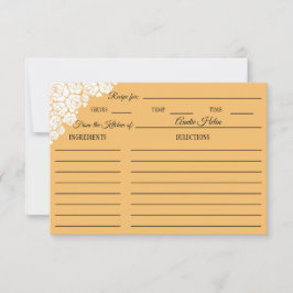 Carte de recette de réponse de Fête des mariées dr