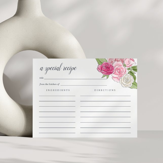 Carte de recette du jardin rose (Créateur téléchargé)