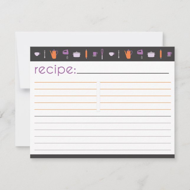 Carte de recette Fête des mariées (Devant)