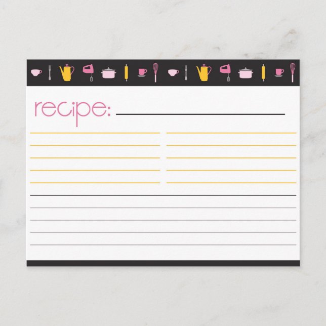 Carte de recette Fête des mariées (Devant)