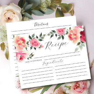 Carte de recette Fête des mariées Flush Blossoms