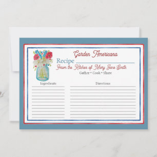 Carte de recette Garden Americana (Téléchargeable)