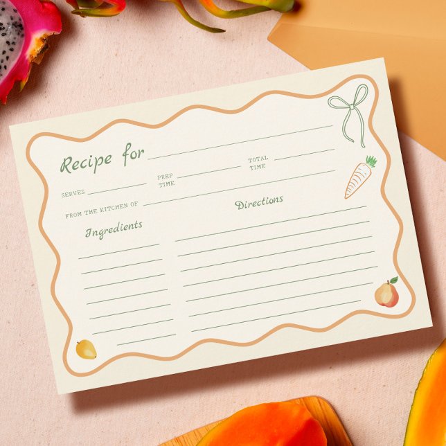 Carte de recette Hors Fête des mariées du marché (Créateur téléchargé)