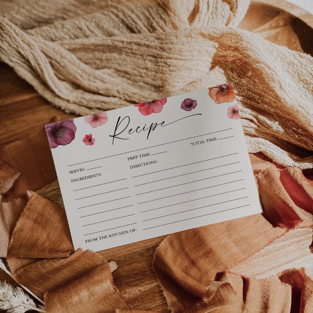 Carte de recette Love In Bloom Fête des mariées (Créateur téléchargé)