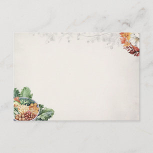 Carte de recette noire de base Soup Du Jour