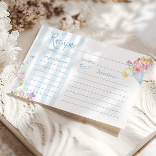 Carte de recette nuptiale fraîche hors du marché C