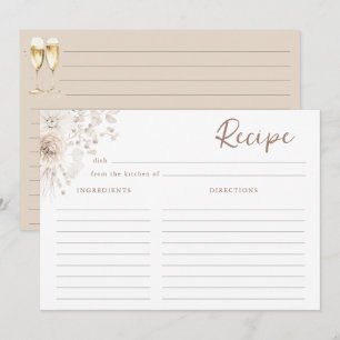 Carte de recette Perles et Prosecco