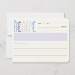 Carte de recette Stock Mod La Fête des mariées de 