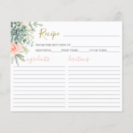 Carte de recette Succulents