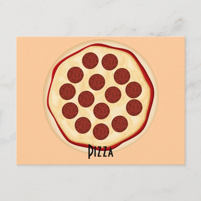 Carte de recettes Pepperoni Pizza (Devant)