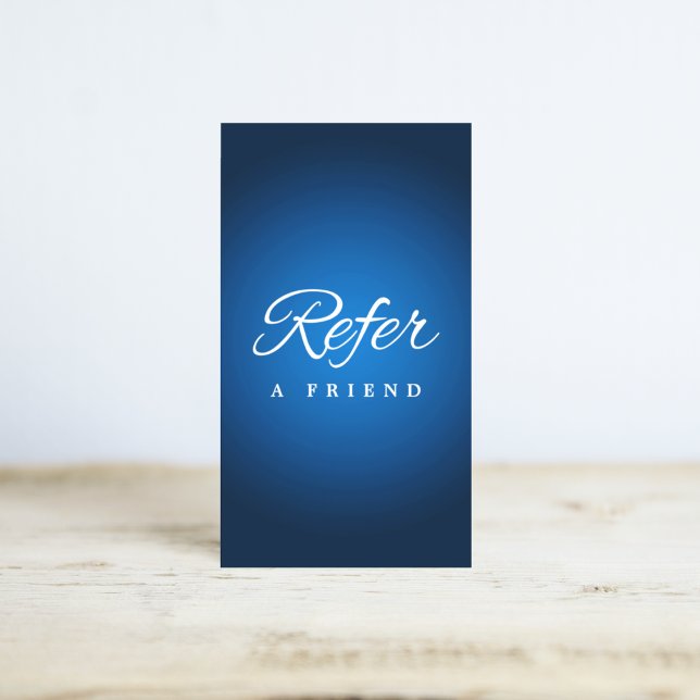 Carte de recommandation professionnelle minimalist (Minimalist Business Referral Card
)