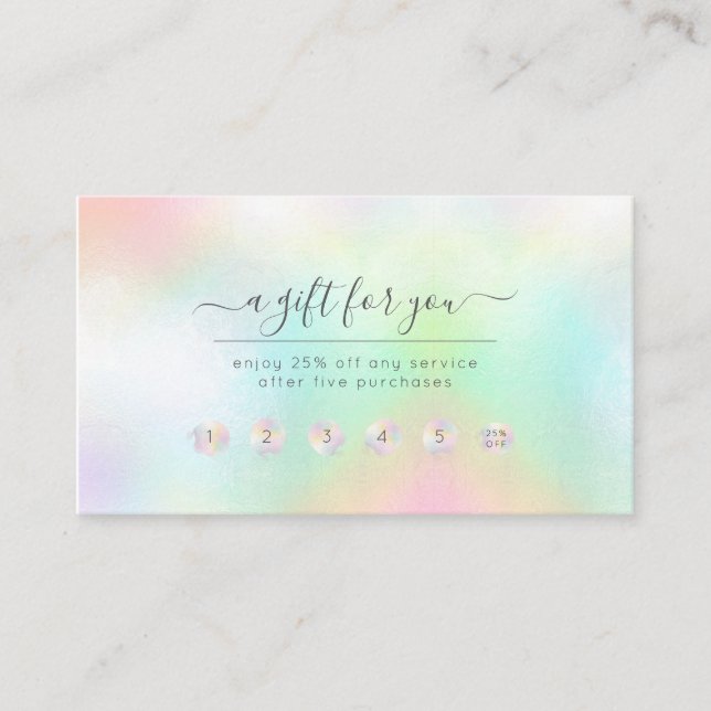 Carte de récompense pour bonbons de coton PixDezin (Devant)