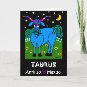CARTE DE RÉDACTION TAURUS ZODIAC