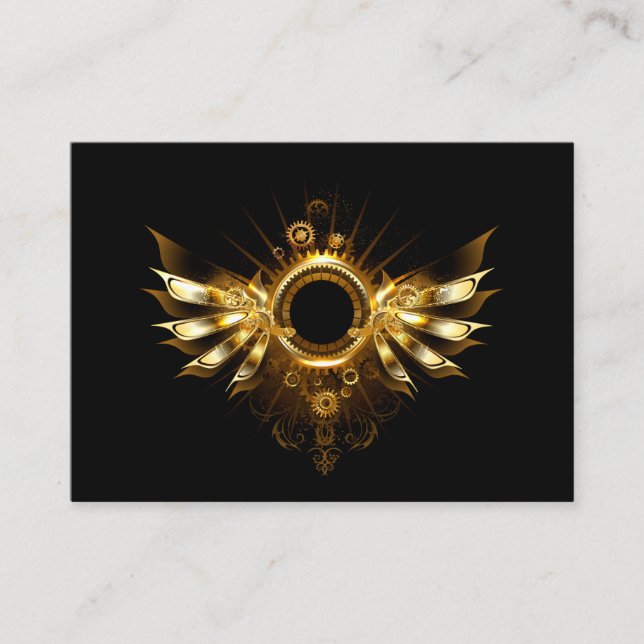 Carte De Réduction Ailes steampunk (Devant)