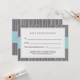 Carte De Réduction Certificat-prime personnalisable de boulangerie