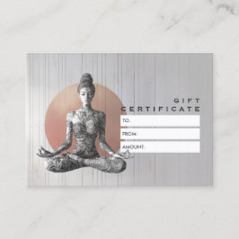 Carte De Réduction Instructeur de méditation Yoga Reiki Master Lotus 