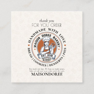 Carte De Réduction Magasin de Boulangerie Pâtisserie Gâteau Boulanger