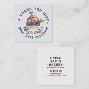 Carte De Réduction Magasin de Boulangerie Pâtissier Pâtisserie Friand
