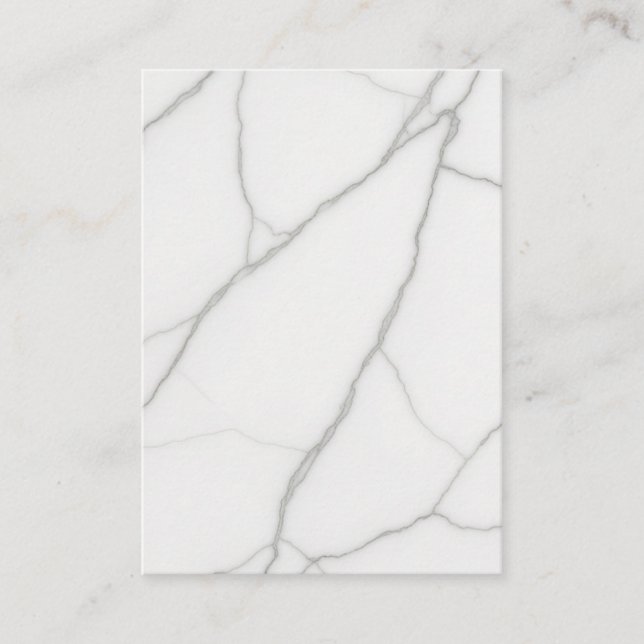 Carte De Réduction Marbre Blanc (Devant)